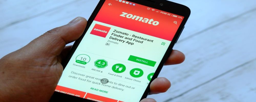 zomato app development cost