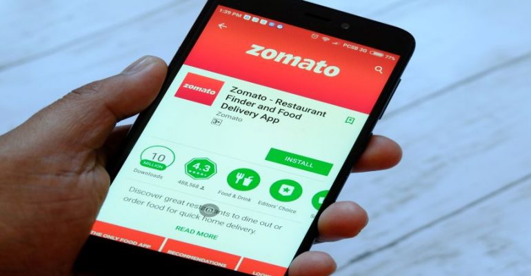 zomato app development cost